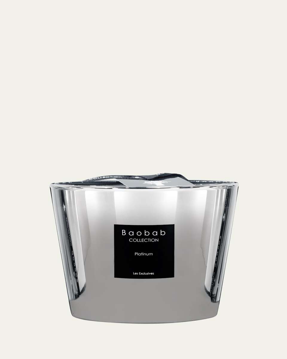 Platinum Scented Candle, 3.9"